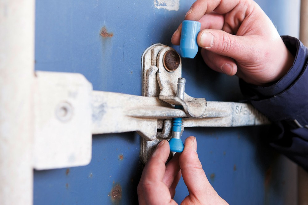 Containerbeladung im Detail