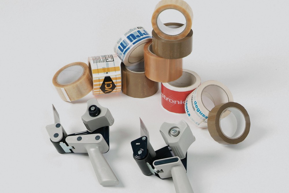 Handabroller und Klebeband