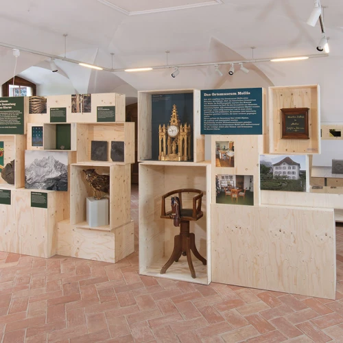 egolf im mueseum, ansicht